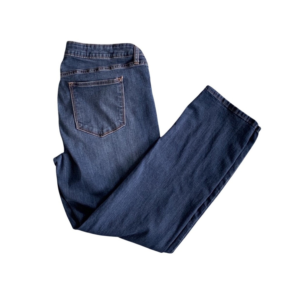 Sonoma Mid‎ Rise Straight Leg Jeans Womens Distressed Denim Casual